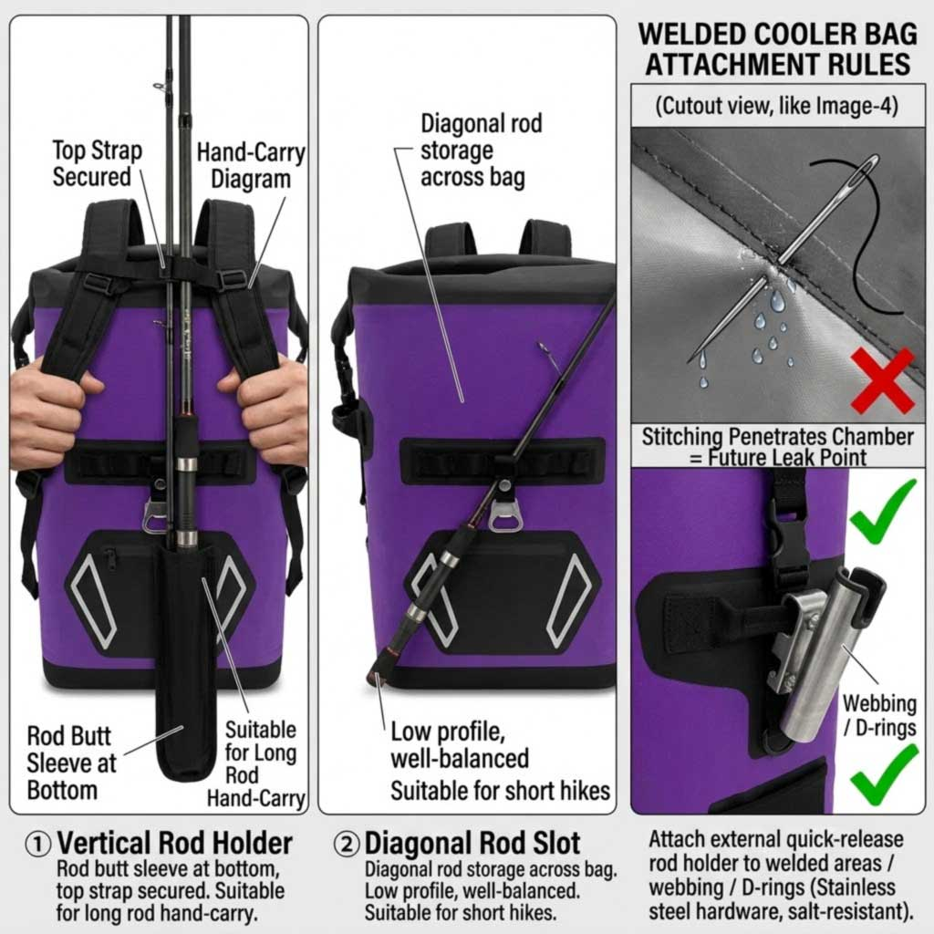 Sacs à dos isothermes de pêche : dimensionnement, isolation et conception adaptée aux cannes à pêche Sacs à dos isothermes de pêche : dimensionnement, isolation et conception adaptée aux cannes à pêche