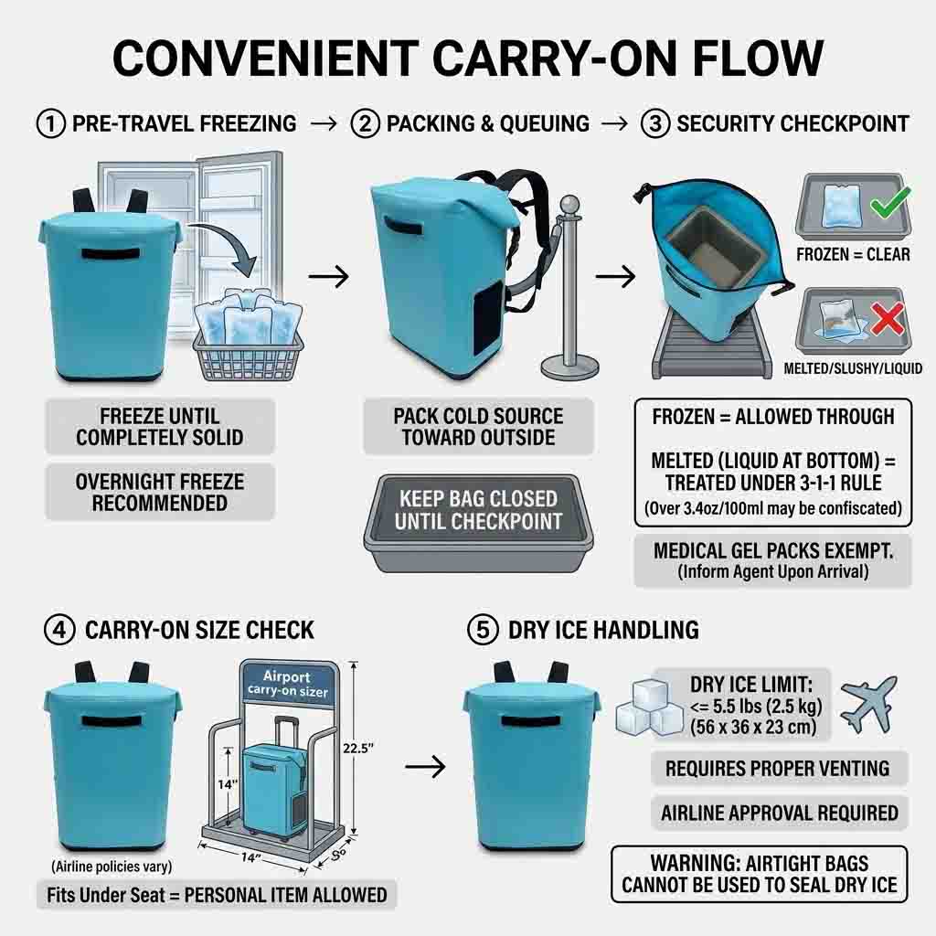 Sacs à dos isothermes de voyage : étanches et adaptés aux bagages à main