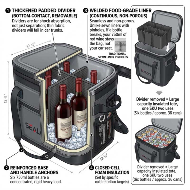 Sacs isothermes pour le vin et les boissons : fabrication OEM